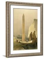 Obelisk at Luxor-David Roberts-Framed Giclee Print