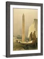 Obelisk at Luxor-David Roberts-Framed Giclee Print