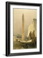 Obelisk at Luxor-David Roberts-Framed Giclee Print