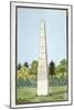 Obelisk Erected on Brockley Hill, Possibly in Lewisham, London, C1795-null-Mounted Giclee Print