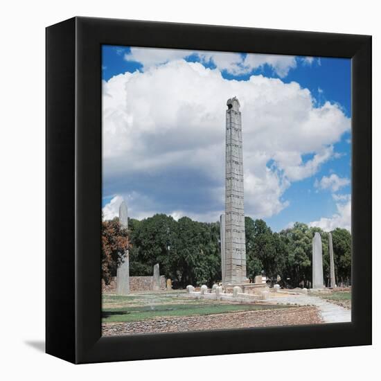 Obelisk of Axum, 4th Century, Tigray Region, Ethiopia-null-Framed Premier Image Canvas