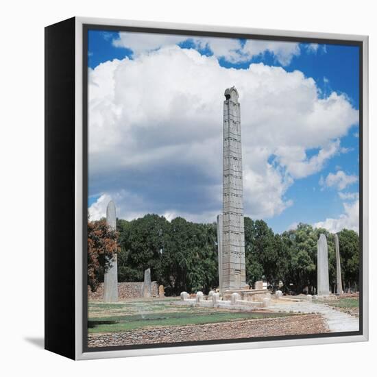 Obelisk of Axum, 4th Century, Tigray Region, Ethiopia-null-Framed Premier Image Canvas