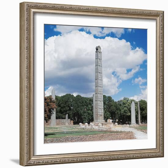 Obelisk of Axum, 4th Century, Tigray Region, Ethiopia-null-Framed Photographic Print