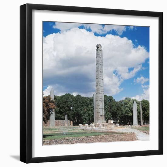 Obelisk of Axum, 4th Century, Tigray Region, Ethiopia-null-Framed Photographic Print