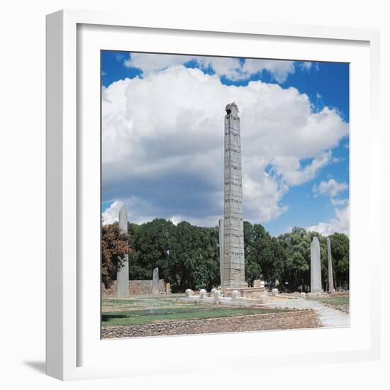 Obelisk of Axum, 4th Century, Tigray Region, Ethiopia-null-Framed Photographic Print
