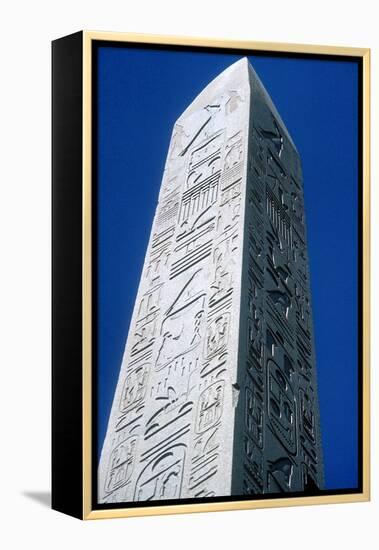 Obelisk of Queen Hatshepsut Viewed from Ground, Temple of Amun, Karnak, Egypt, C1503-C1483 Bc-CM Dixon-Framed Premier Image Canvas