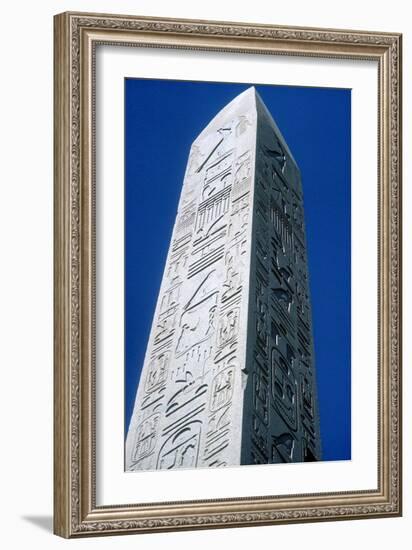 Obelisk of Queen Hatshepsut Viewed from Ground, Temple of Amun, Karnak, Egypt, C1503-C1483 Bc-CM Dixon-Framed Photographic Print