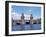 Oberbaum Bridge and River Spree, Berlin, Germany-Hans Peter Merten-Framed Photographic Print