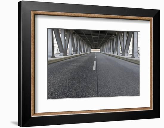 OberhafenbrŸcke, Hamburg, Germany-Axel Schmies-Framed Photographic Print