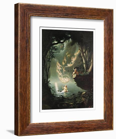 Oberon And The Mermaid-Douglas Harvey-Framed Premium Giclee Print