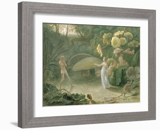 Oberon and Titania, a Midsummer Night's Dream, Act Ii, Scene I, by William Shakespeare (1566-1616)-Francis Danby-Framed Giclee Print