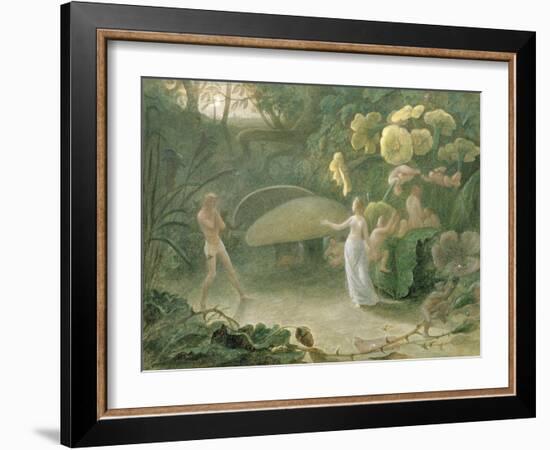 Oberon and Titania, a Midsummer Night's Dream, Act Ii, Scene I, by William Shakespeare (1566-1616)-Francis Danby-Framed Giclee Print