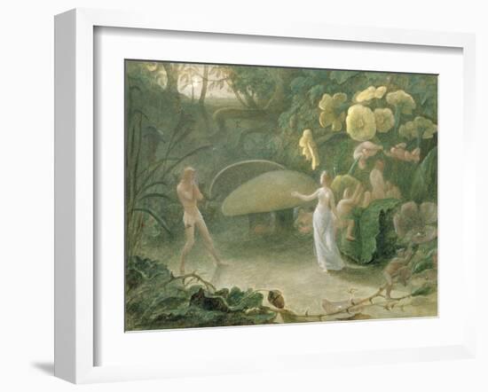 Oberon and Titania, a Midsummer Night's Dream, Act Ii, Scene I, by William Shakespeare (1566-1616)-Francis Danby-Framed Giclee Print