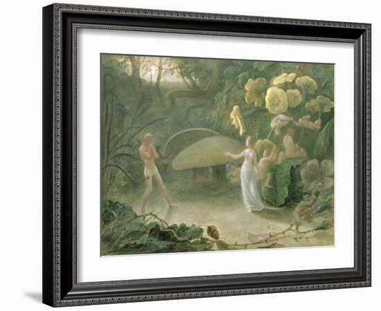 Oberon and Titania, a Midsummer Night's Dream, Act Ii, Scene I, by William Shakespeare (1566-1616)-Francis Danby-Framed Giclee Print