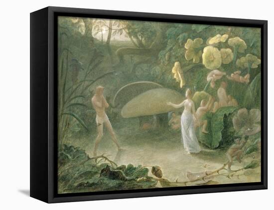 Oberon and Titania, a Midsummer Night's Dream, Act Ii, Scene I, by William Shakespeare (1566-1616)-Francis Danby-Framed Premier Image Canvas