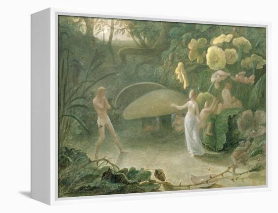 Oberon and Titania, a Midsummer Night's Dream, Act Ii, Scene I, by William Shakespeare (1566-1616)-Francis Danby-Framed Premier Image Canvas