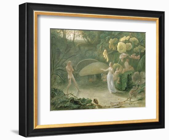 Oberon and Titania, a Midsummer Night's Dream, Act Ii, Scene I, by William Shakespeare (1566-1616)-Francis Danby-Framed Giclee Print