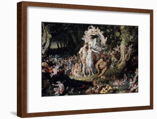 Oberon and Titania: Midsummer Night's Dream-Joseph Noel Paton-Framed Giclee Print