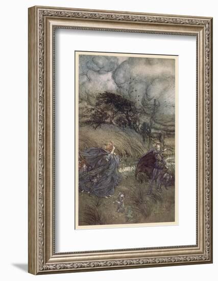 Oberon and Titania-Arthur Rackham-Framed Photographic Print