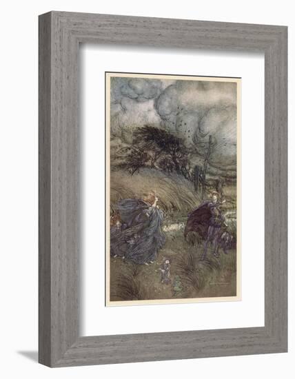 Oberon and Titania-Arthur Rackham-Framed Photographic Print