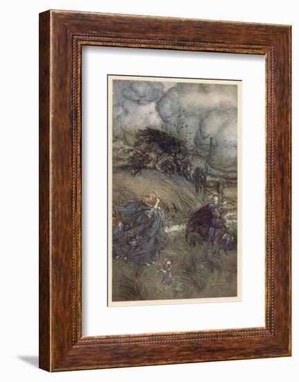 Oberon and Titania-Arthur Rackham-Framed Photographic Print