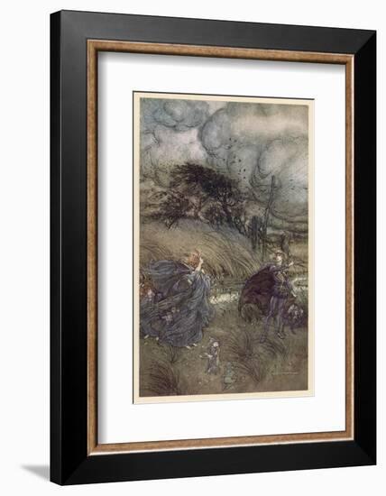 Oberon and Titania-Arthur Rackham-Framed Photographic Print