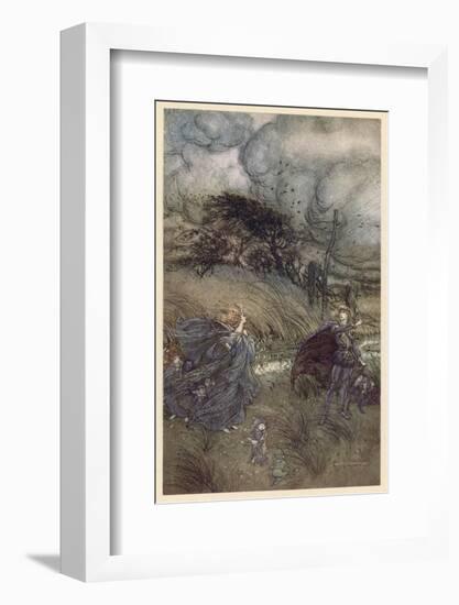 Oberon and Titania-Arthur Rackham-Framed Photographic Print