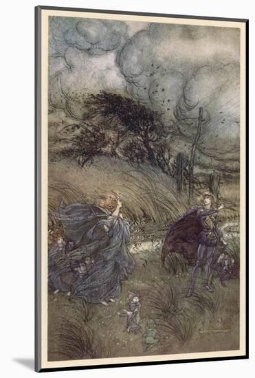 Oberon and Titania-Arthur Rackham-Mounted Photographic Print