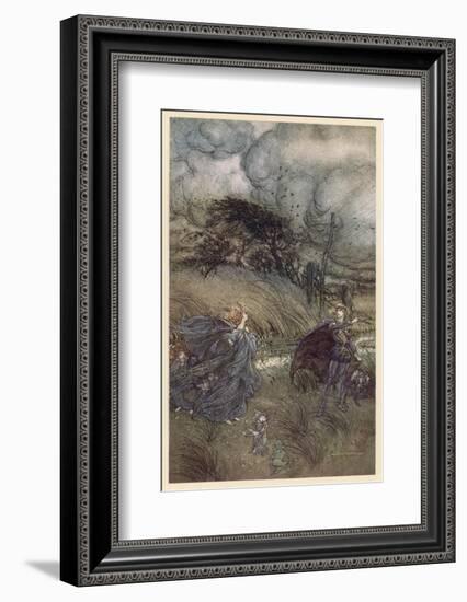 Oberon and Titania-Arthur Rackham-Framed Photographic Print