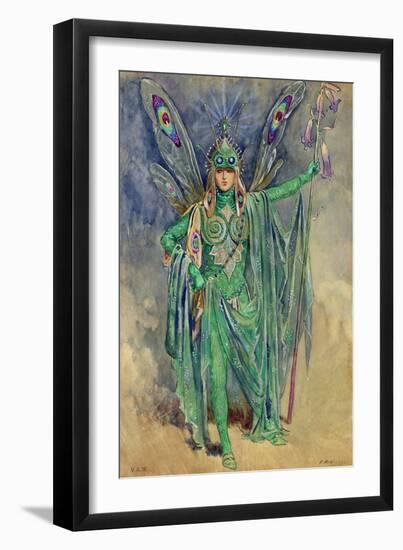 Oberon, Costume "A Midsummer Night's Dream", Produced Courtneidge, Princes Theatre, Manchester-C. Wilhelm-Framed Giclee Print