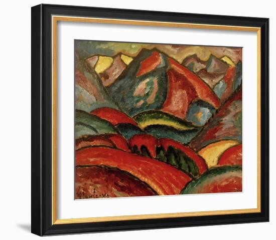 Oberstdorf, landscape-Alexej Von Jawlensky-Framed Giclee Print