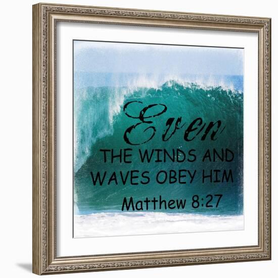 Obey Him-Sheldon Lewis-Framed Art Print