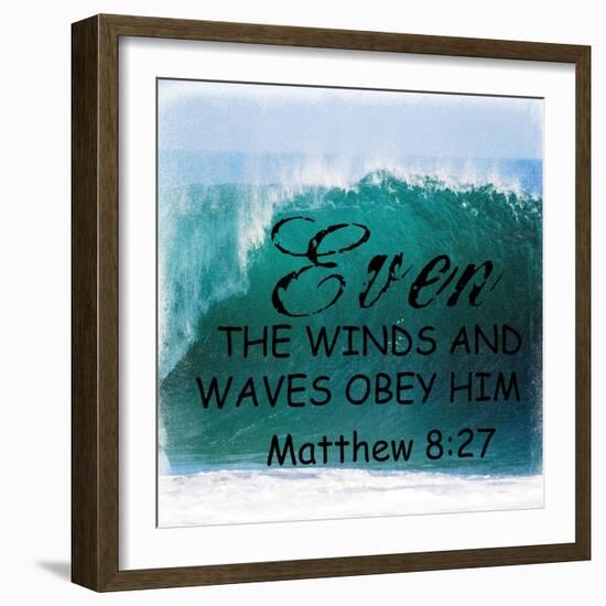 Obey Him-Sheldon Lewis-Framed Art Print