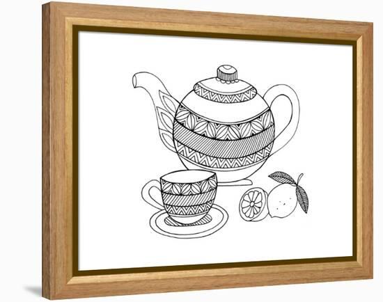 Object Teakettle-Neeti Goswami-Framed Stretched Canvas