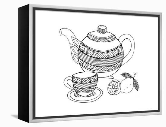 Object Teakettle-Neeti Goswami-Framed Stretched Canvas