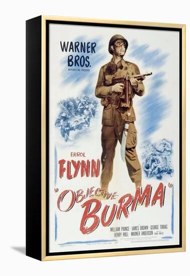 Objective, Burma!, 1945, Directed by Raoul Walsh-null-Framed Premier Image Canvas