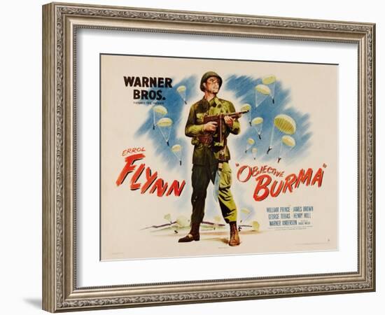 Objective, Burma!, 1945-null-Framed Art Print