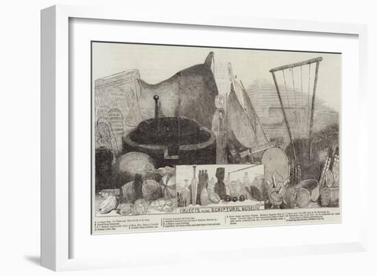 Objects in the Scriptural Museum-null-Framed Giclee Print