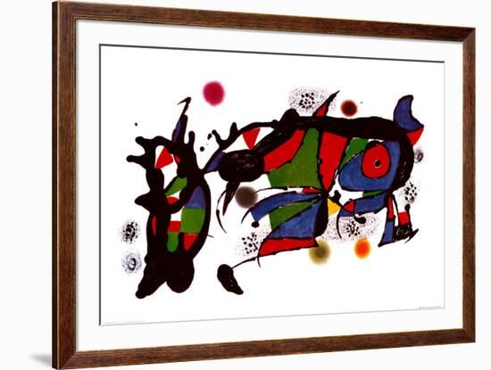 Obra de Joan Miro-Joan Miro-Framed Art Print