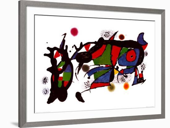 Obra de Joan Miro-Joan Miro-Framed Art Print