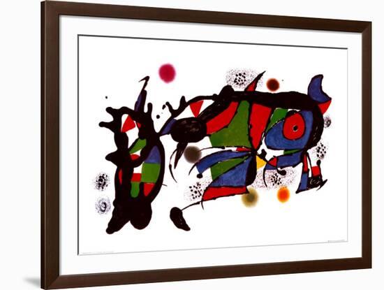 Obra de Joan Miro-Joan Miro-Framed Art Print