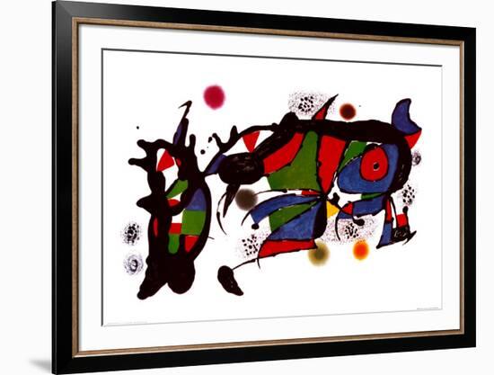 Obra de Joan Miro-Joan Miro-Framed Art Print