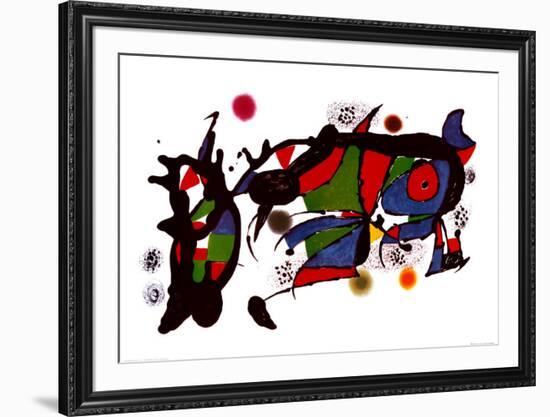 Obra de Joan Miro-Joan Miro-Framed Art Print