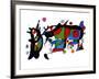 Obra de Joan Miro-Joan Miro-Framed Art Print