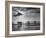 Observation Planes Sitting at Water's Edge at a US Navy Air Base-null-Framed Photographic Print