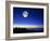 Observatories At Mauna Kea, Hawaii, with Full Moon-David Nunuk-Framed Photographic Print