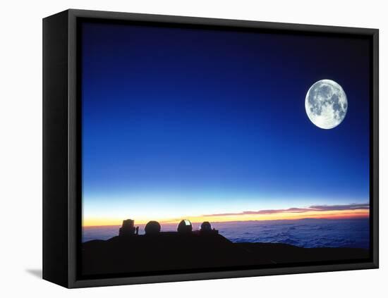 Observatories At Mauna Kea, Hawaii-David Nunuk-Framed Premier Image Canvas