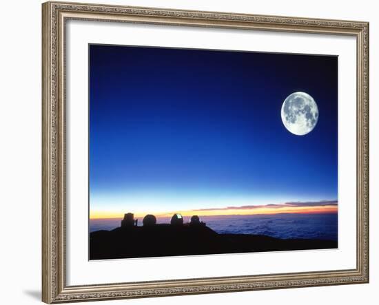 Observatories At Mauna Kea, Hawaii-David Nunuk-Framed Photographic Print