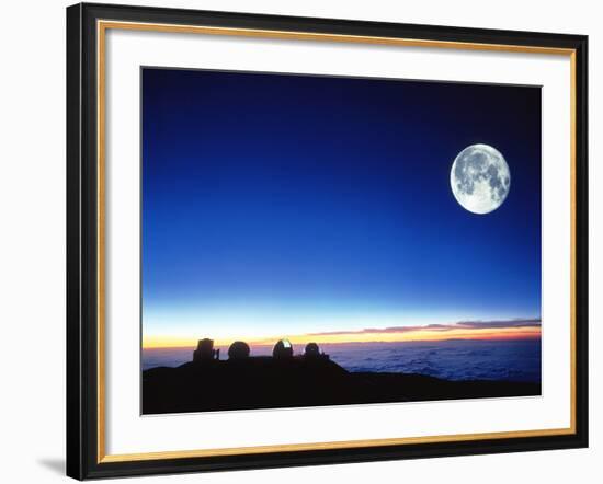 Observatories At Mauna Kea, Hawaii-David Nunuk-Framed Photographic Print