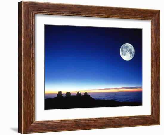 Observatories At Mauna Kea, Hawaii-David Nunuk-Framed Photographic Print